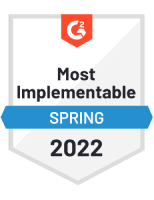A badge for Most Implementable for Spring 2022